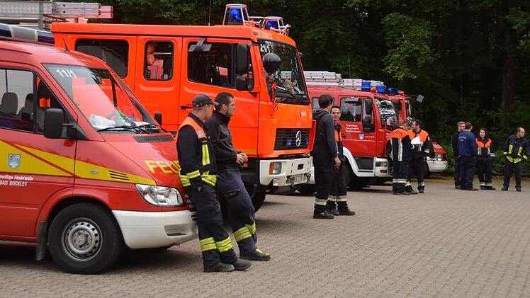 Großübung der Feuerwehr Notfallkontingente Foto: Peter Rauch