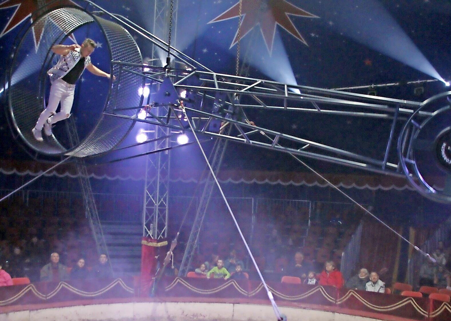 Todesrad in der Manege