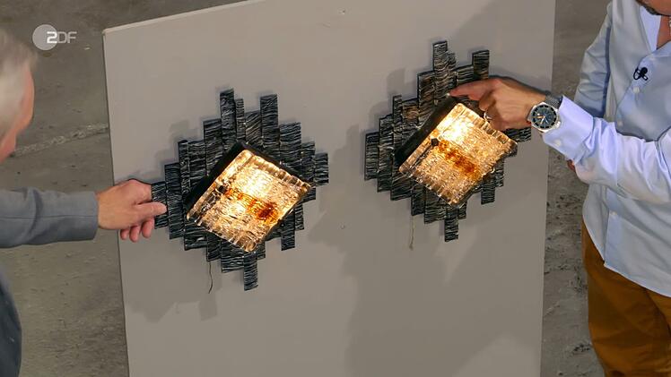 F&uuml;r die "Interessanten Wandleuchten" bezahlte Anaisio Guedes 150 Euro.