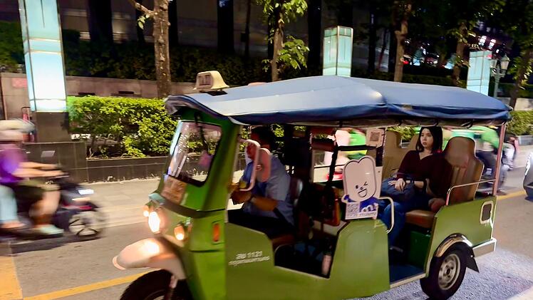 Elektro-Tuk-Tuk in Bangkok