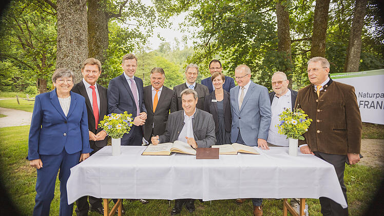 Hof: 50-Jahre Naturpark Frankenwald - Markus S&ouml;der gratuliert zum Jubil&auml;um