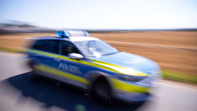 Polizeiauto Land Einsatz Symbol