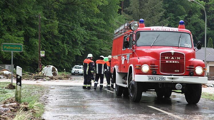 Einsatz an der Paßmühle.