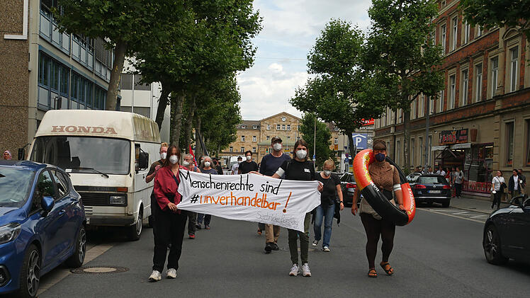 Bamberg: Demo f&uuml;r Seenotrettung am 07.08.2021