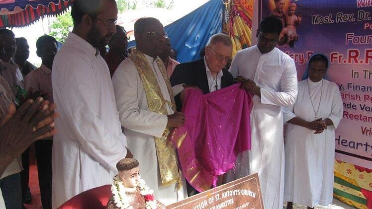 Der Bad Brückenauer bei seiner Missionsreise in Indien. Foto: Alfred Schäfer/Archiv