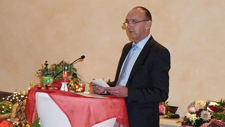 Beim Neujahrsempfang in WeisendorfRichard Sänger