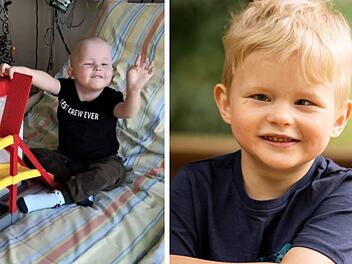 Nennslingen: Jacks (5) kämpfte gegen Leukämie - so hat sich sein Leben gewandelt