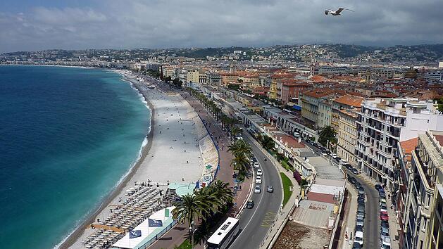 Nizza an der C&ocirc;te d'Azur in Frankreich