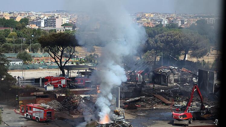 Explosion an Tankstelle in Rom - Mehrere Verletzte