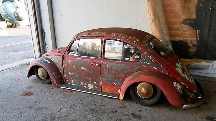 Rostlaube oder moderne Autokunst. Foto: Rainer Fritsch