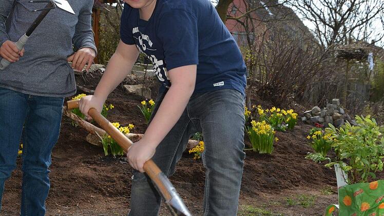 Beerenbeet: Pflanztag mit dem Gartenbauverein Melkendorf Foto: Dagmar Besand