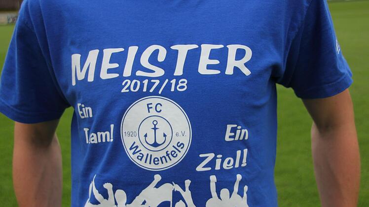 Der FC Wallenfels blickt auf eine erfolgreiche Saison 2017/18 zurück. Foto: Andreas Schmitt
