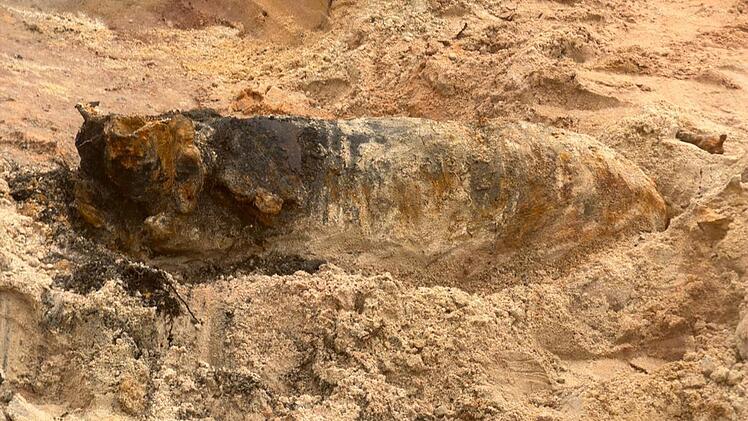 Fliegerbombe in N&uuml;rnberg-Lichtenreuth gefunden