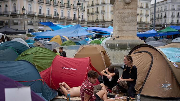 Protestcamp in Madrid