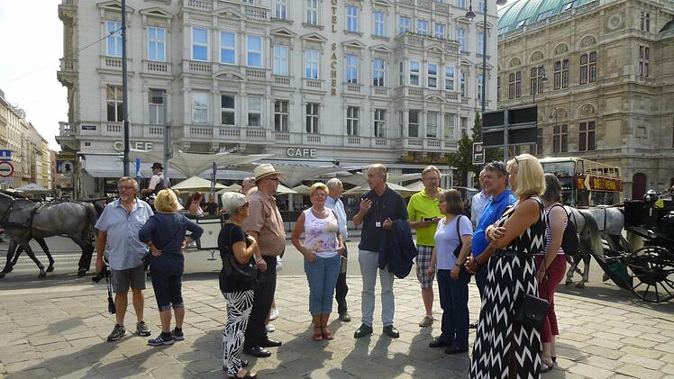 Der Kronacher Kreisverband des Bayerischen Gemeindetags in Wien  Foto: Hans Franz