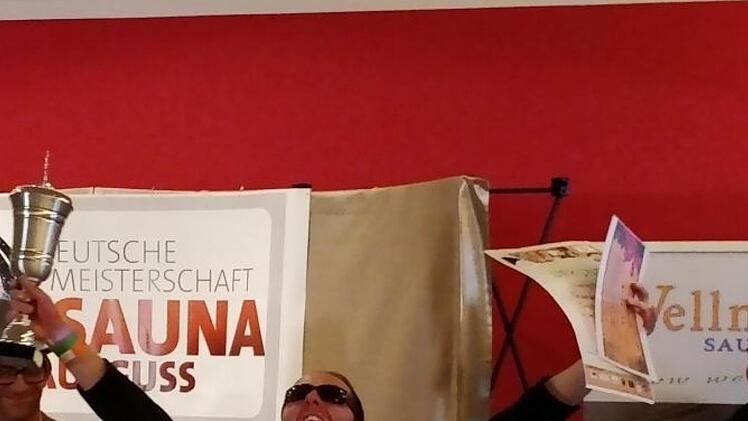 Glücklicher Sieger: Bei der Deutschen Meisterschaft in der Eifel-Therme wurde Thomas Lehnert Erstplatzierter.privat