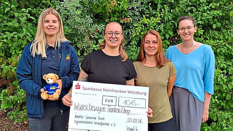 Von links: Julia Schubert (ASB), Andrea Rummel, Sabine Hrubesch, Sarah KornmannSarah Kornmann