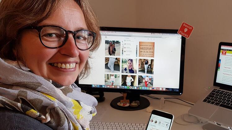 Andrea Zehendner kennt sich mit sozialen Medien aus und berät Firmen und Unternehmen im Landkreis und in der Region bei ihrem Bemühen, sich im Web bei der - vor allem jüngeren Kundschaft - bemerkbar zu machen.Brigitte Krause