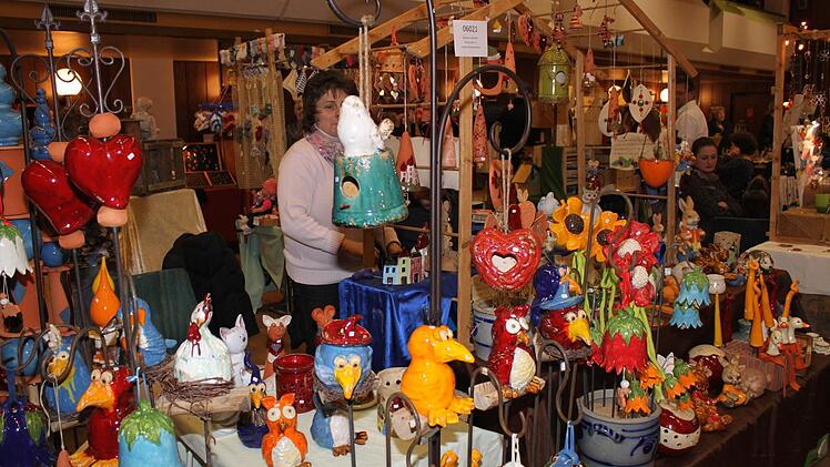 Auch Deko-Artikel für das Osterfest konnten erworben werden. Foto: Carmen Schwind