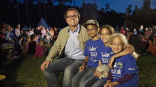 Graf Benedikt von Bentzel kümmerte sich um die Ferienkinder.