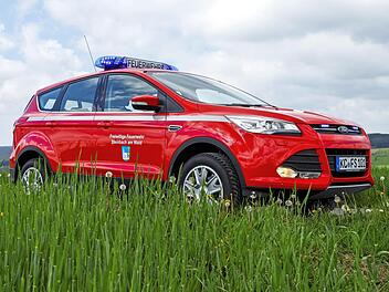Geländegängigkeit ist Grundvoraussetzung: Das Kommandofahrzeug der Freiwilligen Feuerwehr Bad Staffelstein könnte ähnlich aussehen wie das der Kollegen in Steinbach am Wald.  Foto: Steffen Kauschke/Feuerwehr Steinbach am Wald