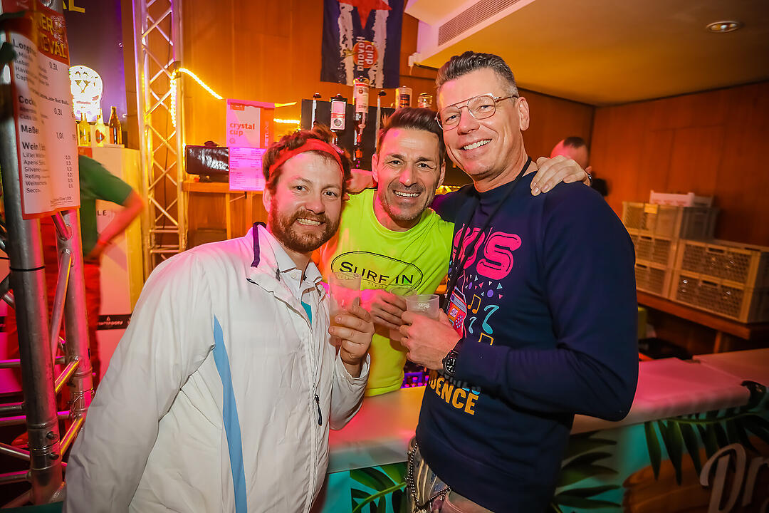 Beste Partystimmung in der Stadthalle