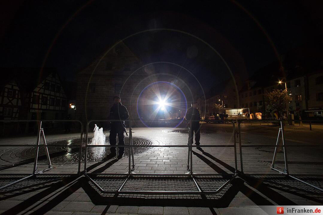 Geistlicher Abend mit Zentralrat der Muslime - Demonstration