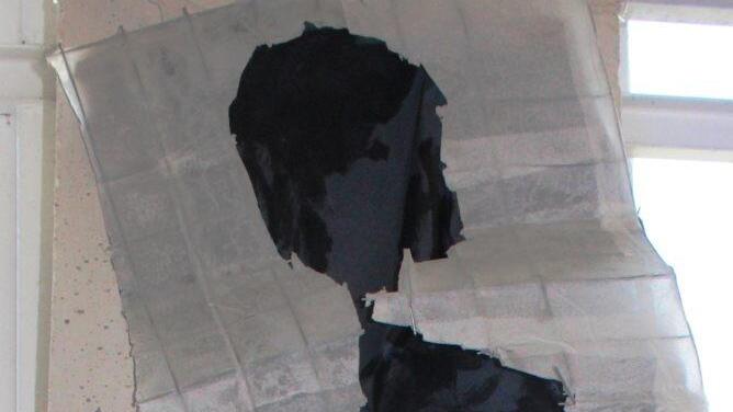 "Licht-Schatten Installation" von Anita Haub.Werner Vogel