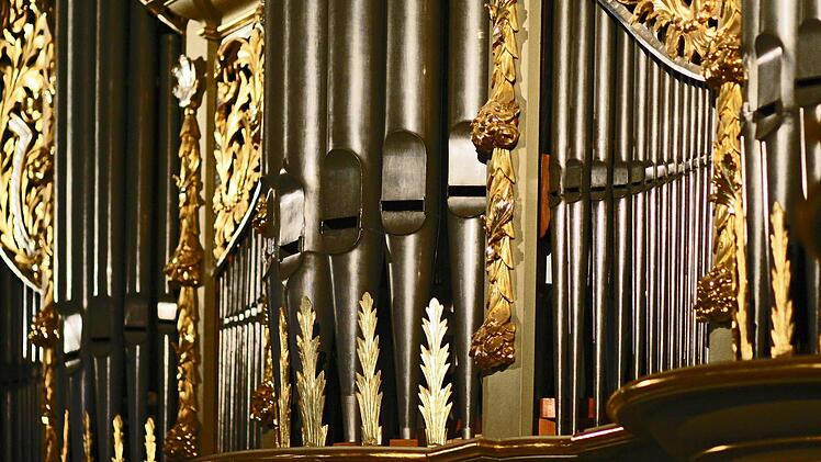 Prospekt der Schuke-Orgel in der Morizkirche. Im Rahmen des Coburger Reger-Herbstes finden hier mehrere Konzerte statt. Foto: Archiv/Jochen Berger