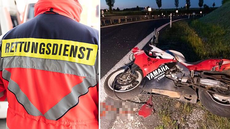 Lautertal: Mann verliert bei Motorradunfall Arm