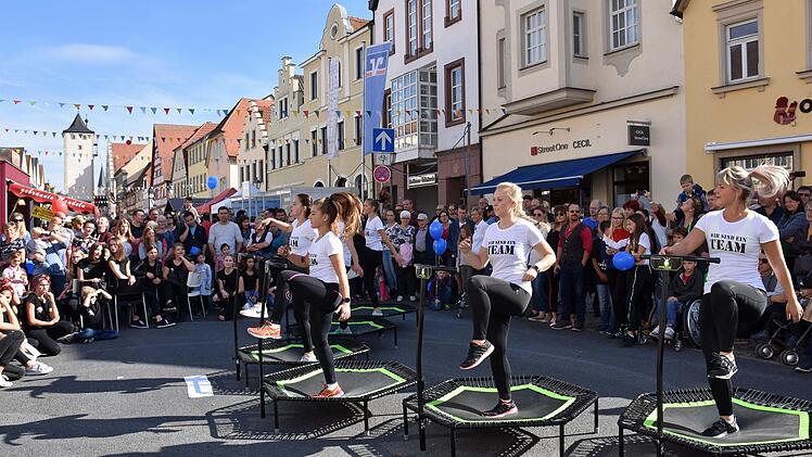 Es geht rund beim Straßenfest.