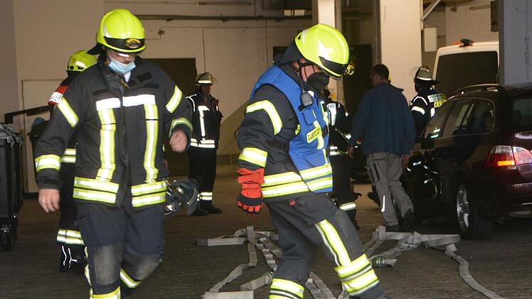 Elektro-Brand im Küchentrakt des Parkwohnstifts in Garitz Foto: Peter Rauch