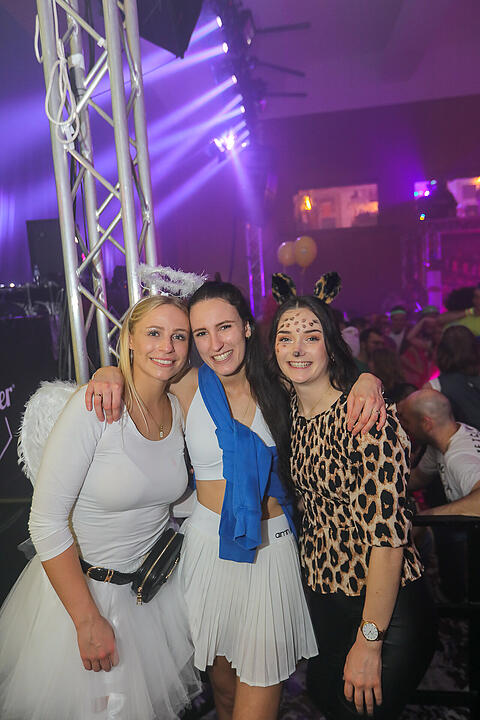Beste Partystimmung in der Stadthalle
