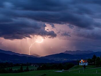 Gewitter in Bayern