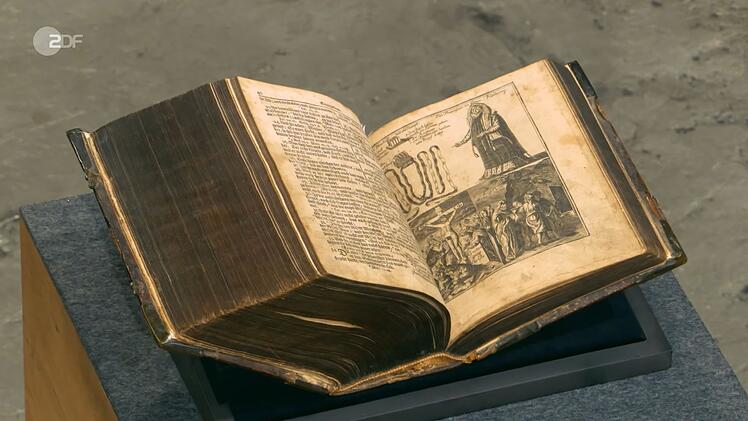 Geschmückt war das Werk mit zahlreichen Kupferstichen.