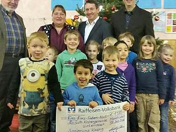Im evangelischen Kindergarten in Unterrodach freut man sich über die Spende aus dem Weihnachtskonzert. Foto: privat