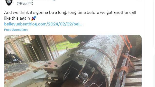 Mann meldet eine Atomrakete in seiner Garage - Fund sorgt für Wirbel