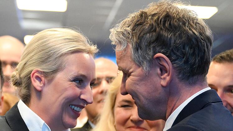Alice Weidel und Bj&ouml;rn H&ouml;cke