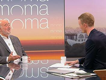 Ron Prosor (links), Israels Botschafter in Deutschland, stellte sich im ZDF-"Morgenmagazin" den Fragen von Moderator Philip Wortmann.