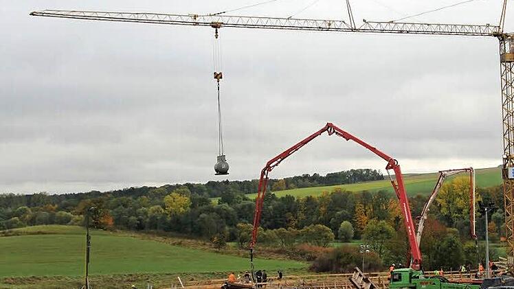 Natürlich war auch der Bau der Ortsumgehung Thema bei der Bürgerversammlung in Untersteinach.  Foto: Archiv/Sonny Adam