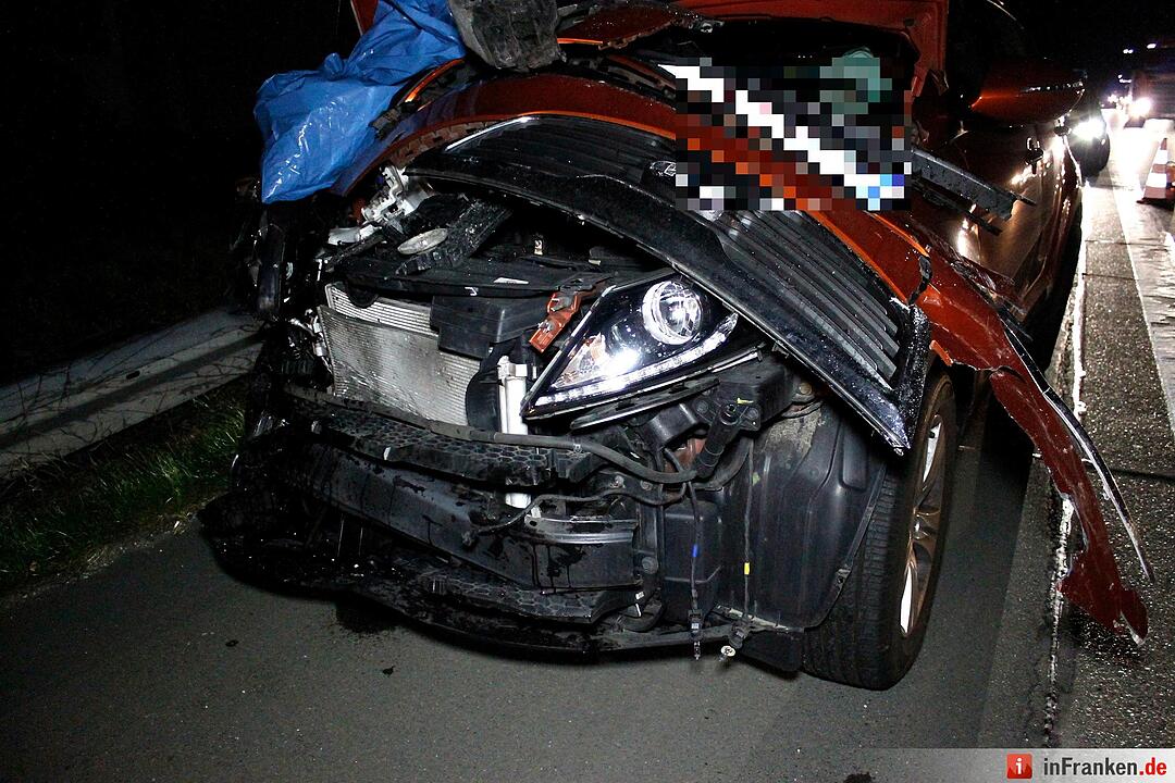 Schwerer Unfall auf A3 bei Gremsdorf