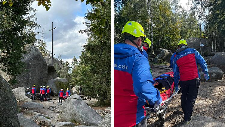 Wunsiedel: Bergwacht muss 72-Jährige aus Felsenlabyrinth retten