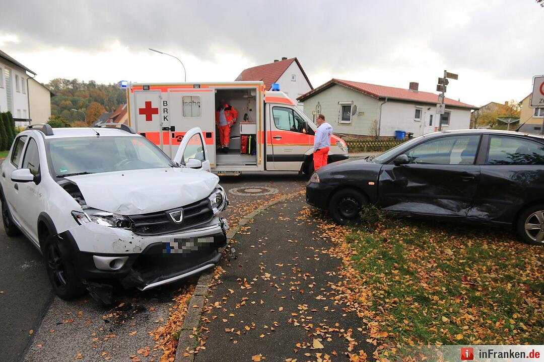 Rauhenebrach: Seat und Dacia kollidieren
