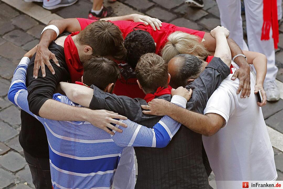 Stierhatz in Pamplona