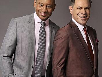Branford Marsalis (links) und Kurt Elling stehen bei Jazz am See gemeinsam auf der Bühne.  Foto: Palma Kolansky