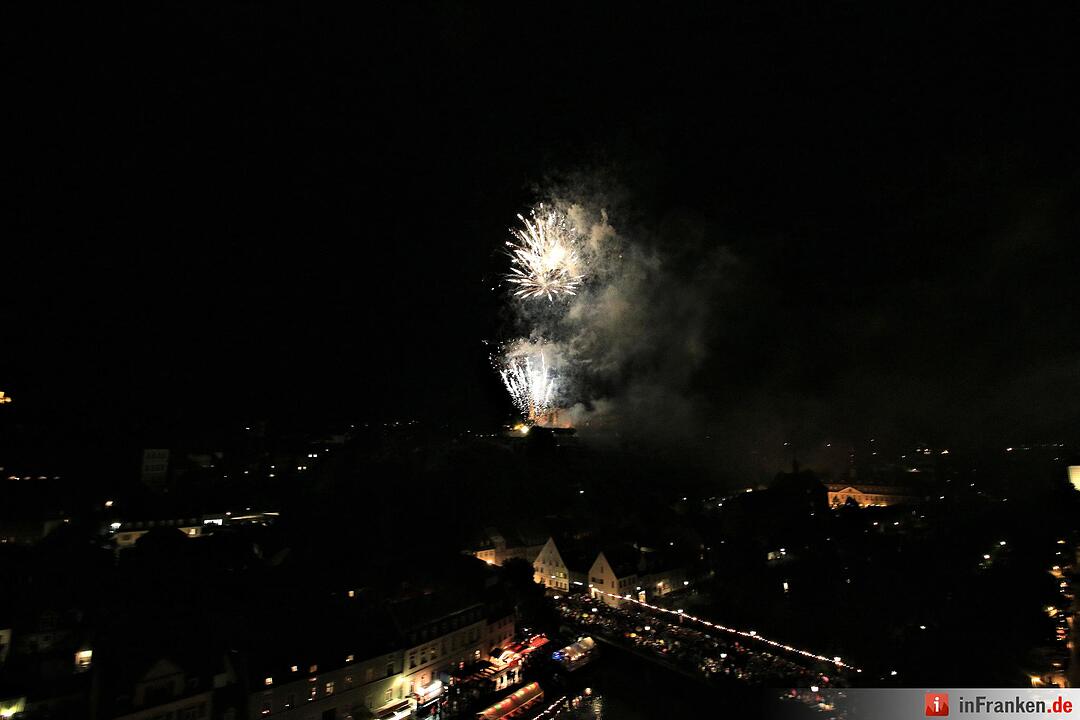 Sandkerwa-Feuerwerk in Bamberg