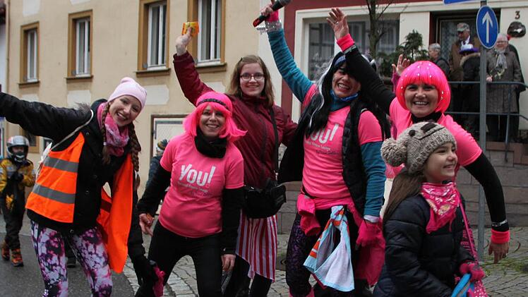 Faschingszug in Bad Brückenau 2016 Foto: Ulrike Müller