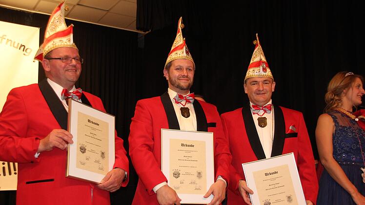 Die neuen Elferr&auml;te (von links): Stefan "Ed" Ender, Michael Simon und Maximilian Gr&ouml;ger. Foto: Friedwald Schedel