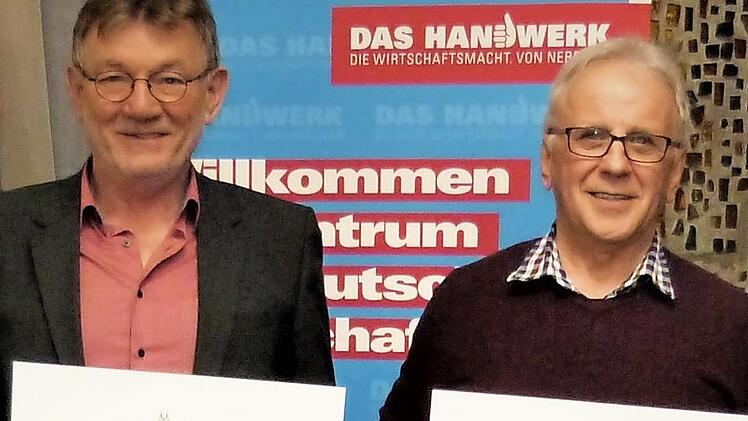 Winfried Hacker und Konrad Hörath (von links)