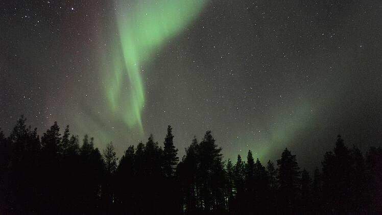 Patrick Halboth hat das Polarlicht fotografiert. Foto: privat